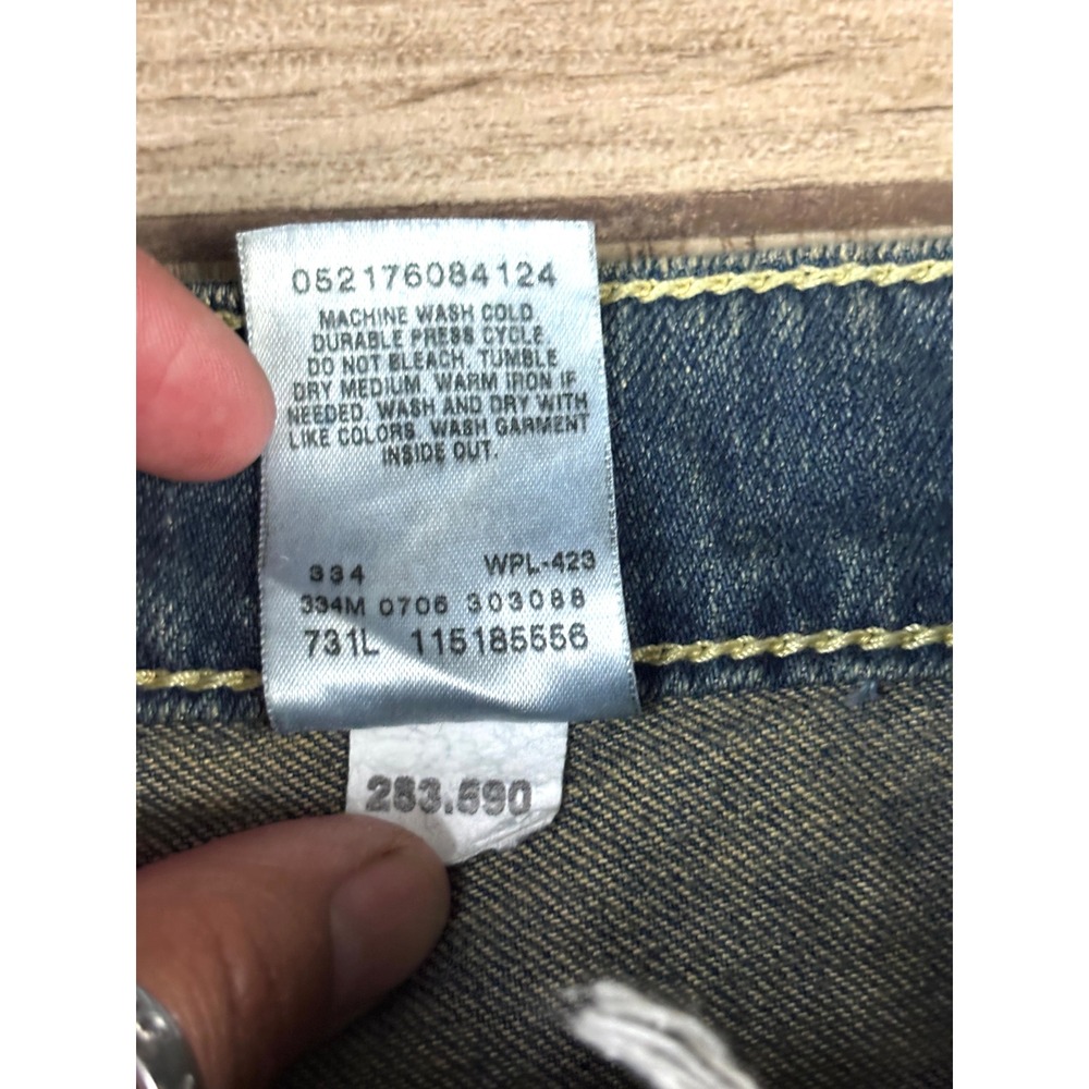 Levi's‎ Juniors Bootcut Jeans 11R Dark Wash Low Rise Denim NWT - Picture 7 of 12